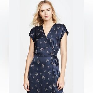 MILLY Silk Wrap Dress, Size S, Pre-owned